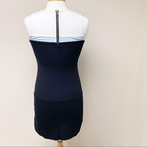Sanctuary Colorblock Sheath Dress Black/Blue S - Picture 3 of 10